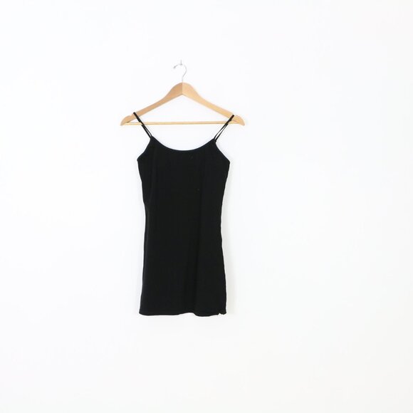 *mySTYLE Women's Long Black Cami - Black - Picture 3 of 7